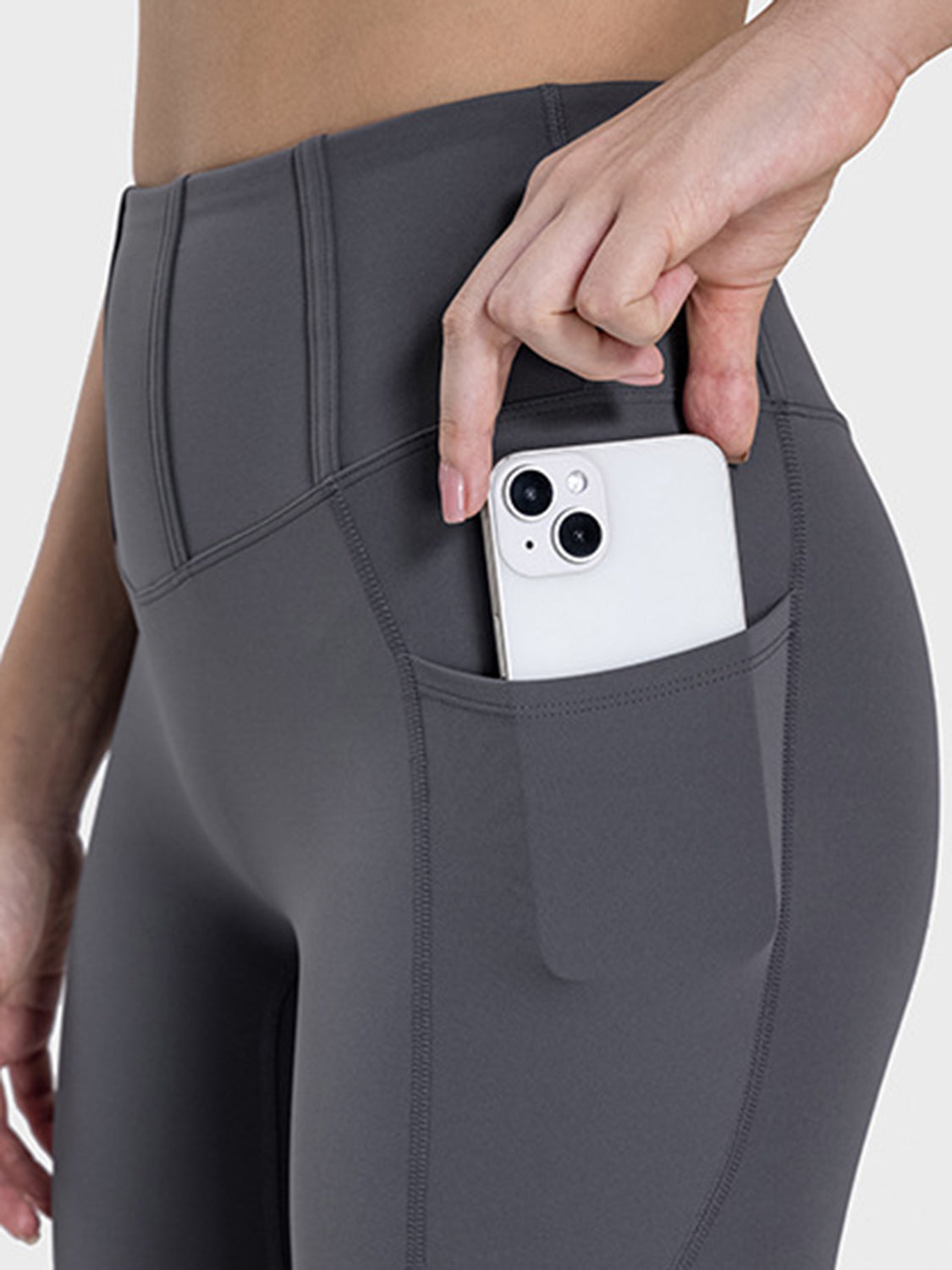 HolaFish Pocketed High Waist Active Leggings