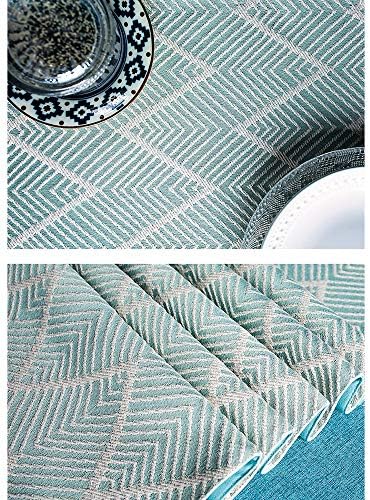 HolaFish Table Runners Gemetric Table Runners,Coffee Table Tablecloth Modern Nordic Tablecloth Strip Decorative Tablecloth for Wedding Party Holiday Decorations (Color : Blue, Size : 34X220CM)