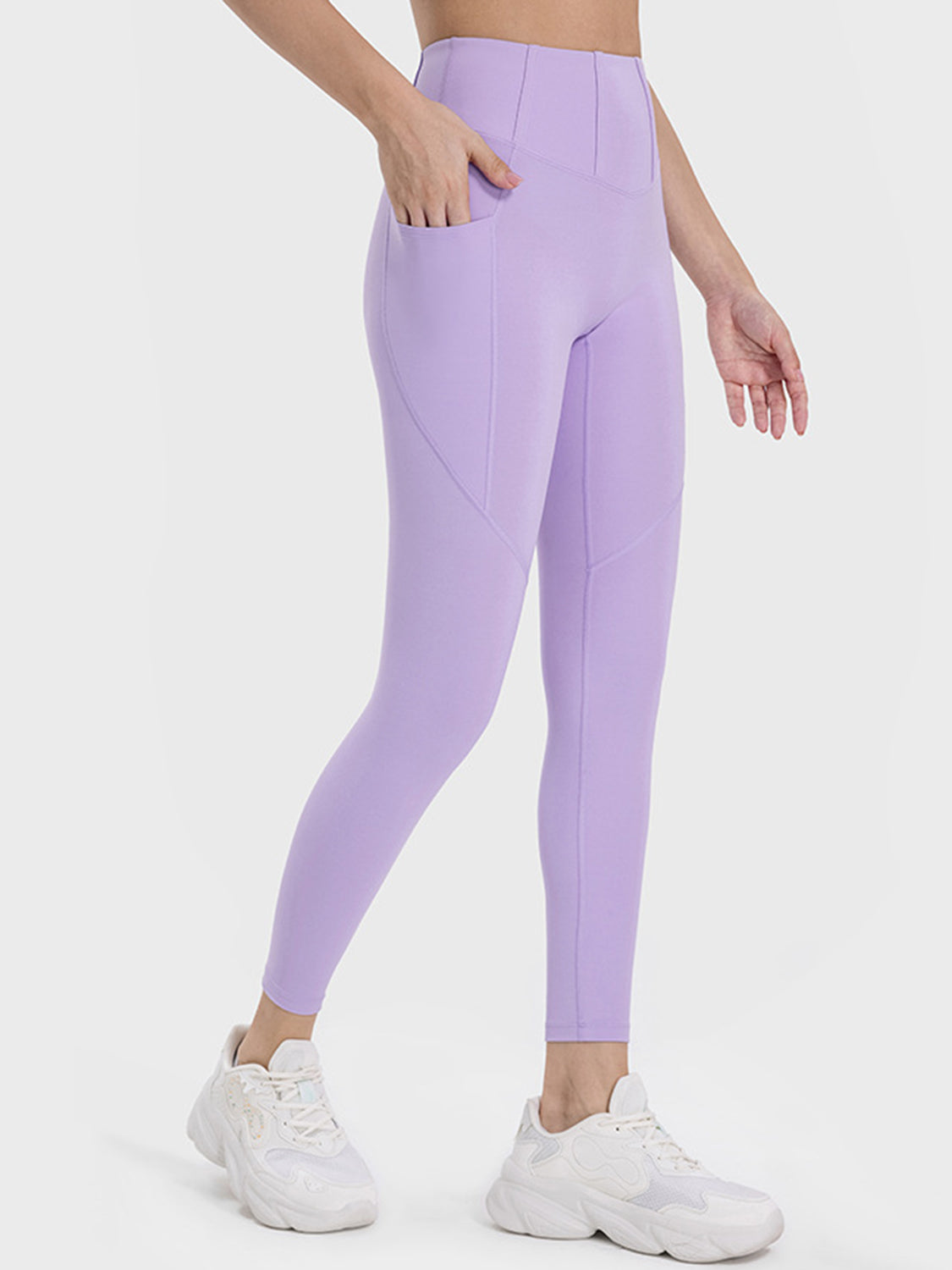 HolaFish Pocketed High Waist Active Leggings