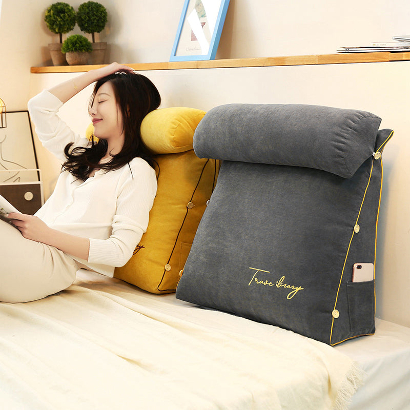 HolaFish Luxury Backrest Reading Pillow